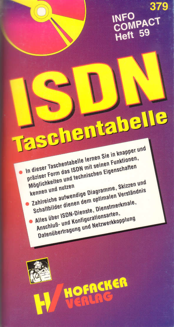 Robert Schoblick, ISDN-Taschentabelle, 1998
